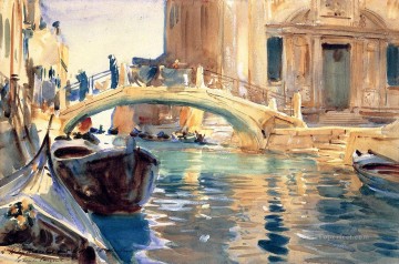 Venecia clásica Painting - Ponte San Giuseppe di Castello John Singer Sargent Venecia